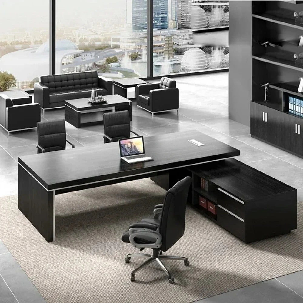 Executive L-Shaped Office Desk