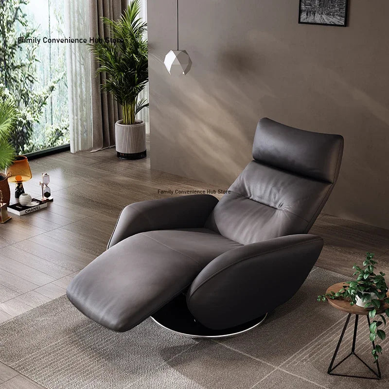 Smart Electric Nordic Recliner Chair – Contemporary Leather Design with Massage Feature