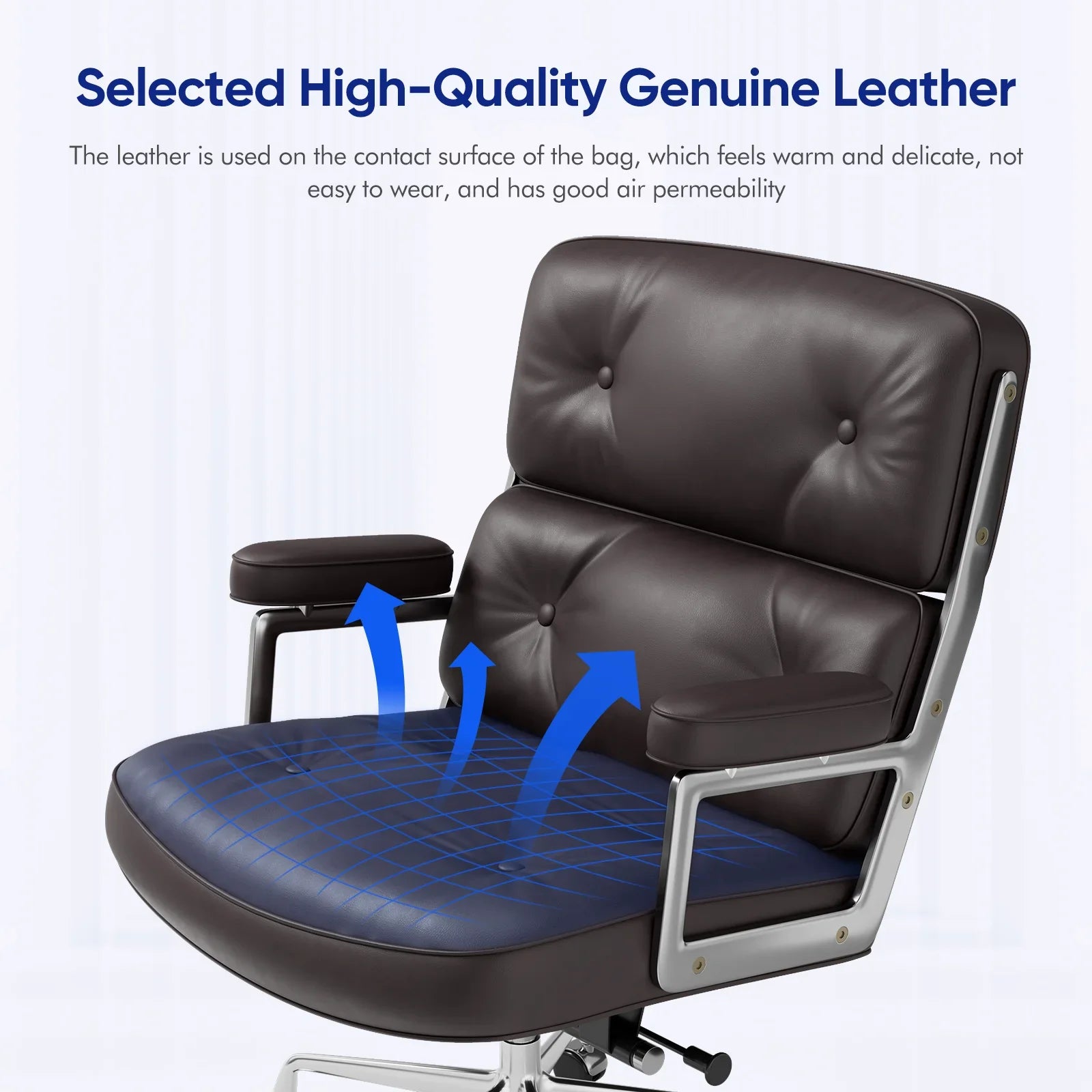Adjustable Household Office Chair: Comfortable Modern Design for Sedentary Use.