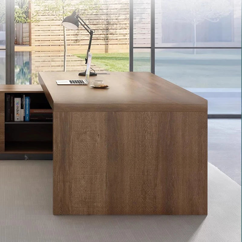 Boss L-Shaped Desk – Gaming Room & Office Furniture, Computer Table for Study, Modern Writing Escritorio, Executive Office Desk