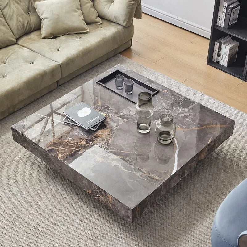 Luxury Italian Modern Square Coffee Table