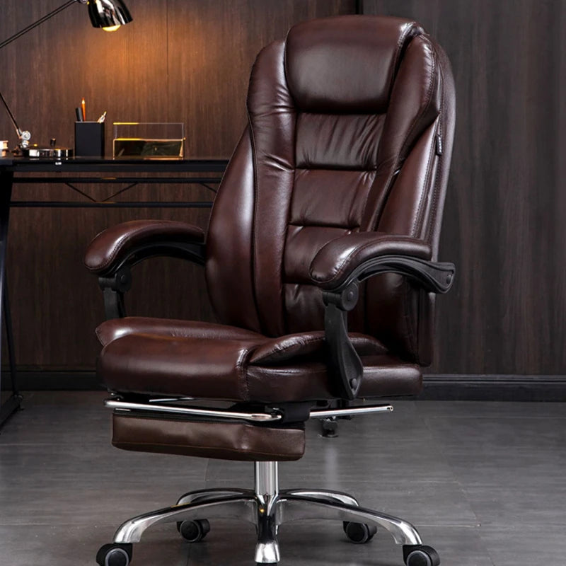 Swivel Armchair with Reclining and Massage Features