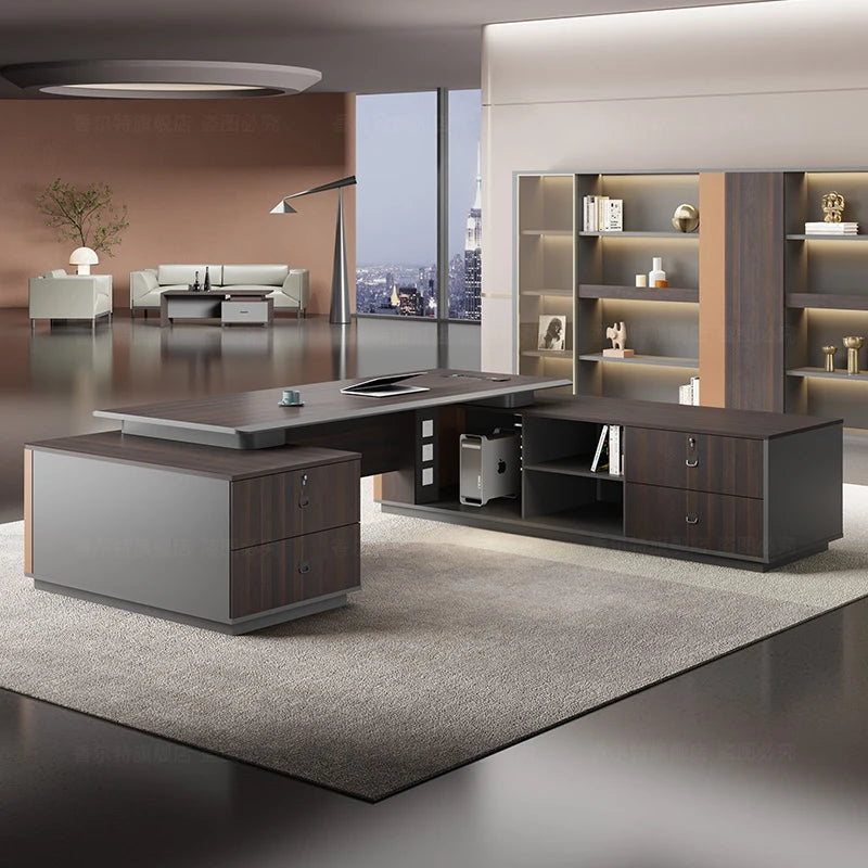 Ergonomic Vanity Desk – Modern Office & Computer Desk with Standing Option