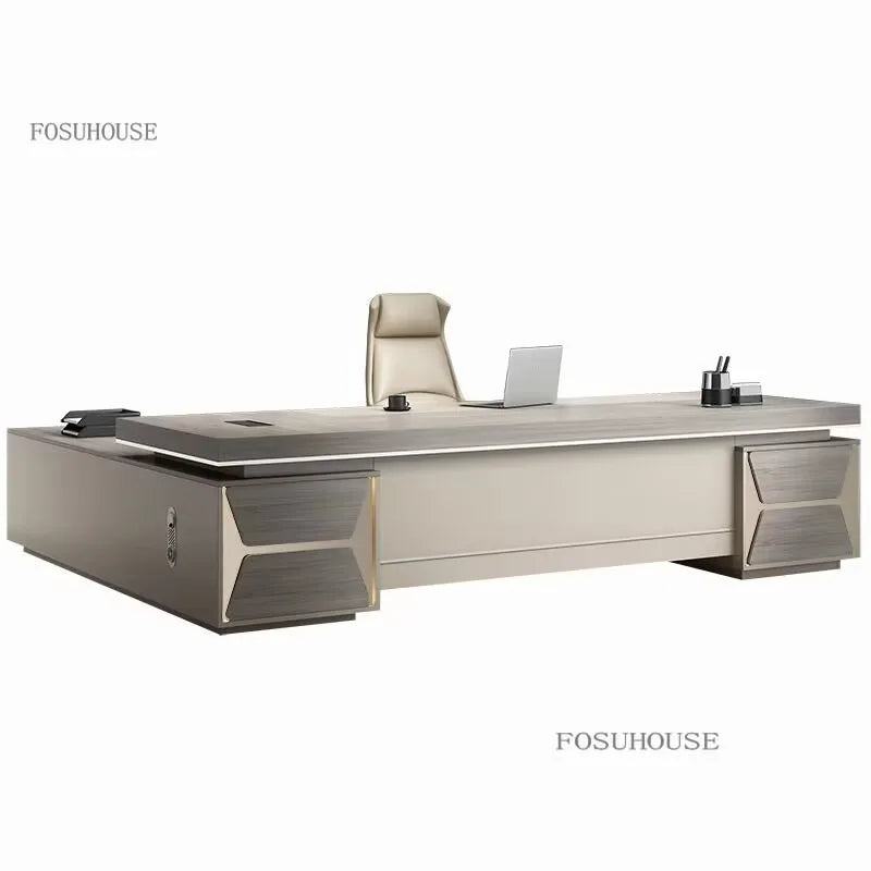 Luxury Executive Office Desk and Chair Combo
