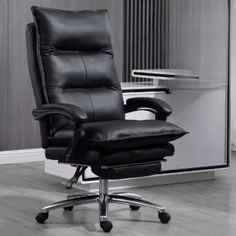 Luxury ergonomic recliner office chair: mobile, S-design