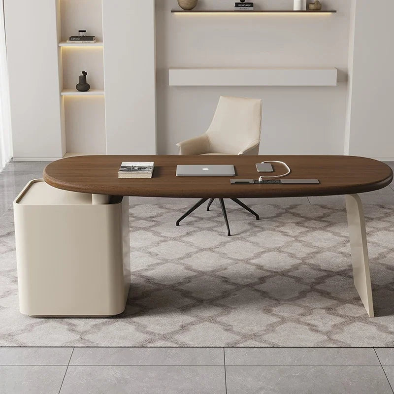 Shaped Desk Computer Reading Offices Multifunctional Writing Office Furniture Corner Executive Home Room Mesa Ordenador Study