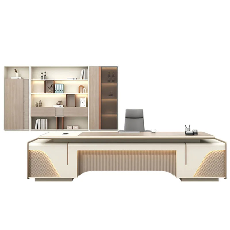 Writing Desk for Bedroom or Meeting Room, Organizer and Reception Table, Gaming Desk, Office Furniture