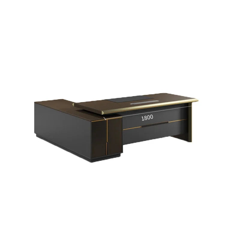 Executive Computer Desks with Corner Organizers