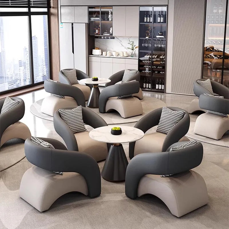 Simple Nordic Salon Chairs Armrest Wooden Lounge Modern Loungefly Designer Chairs Salon Comfy Poltronas Nordic Furniture