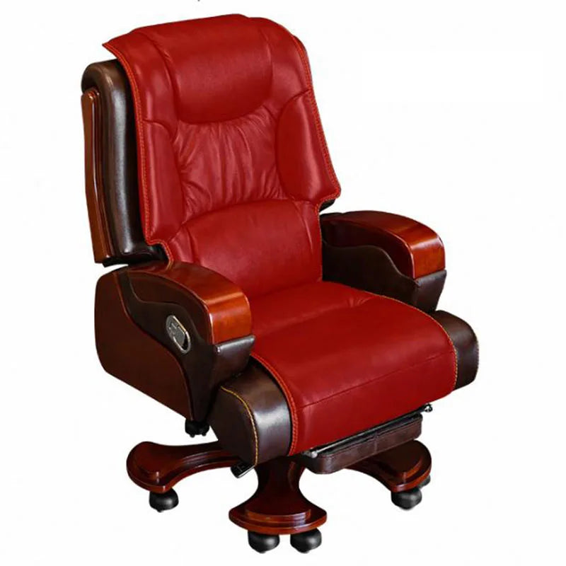 Leather Massage Office Chairs Ergonomic Study Luxury Reading Executive Desk Office Chairs Cushion Sillas Gamer Home Furniture