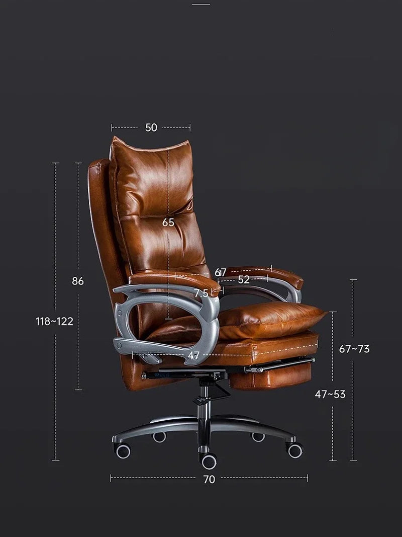 Leather Recliner with Massage Feature
