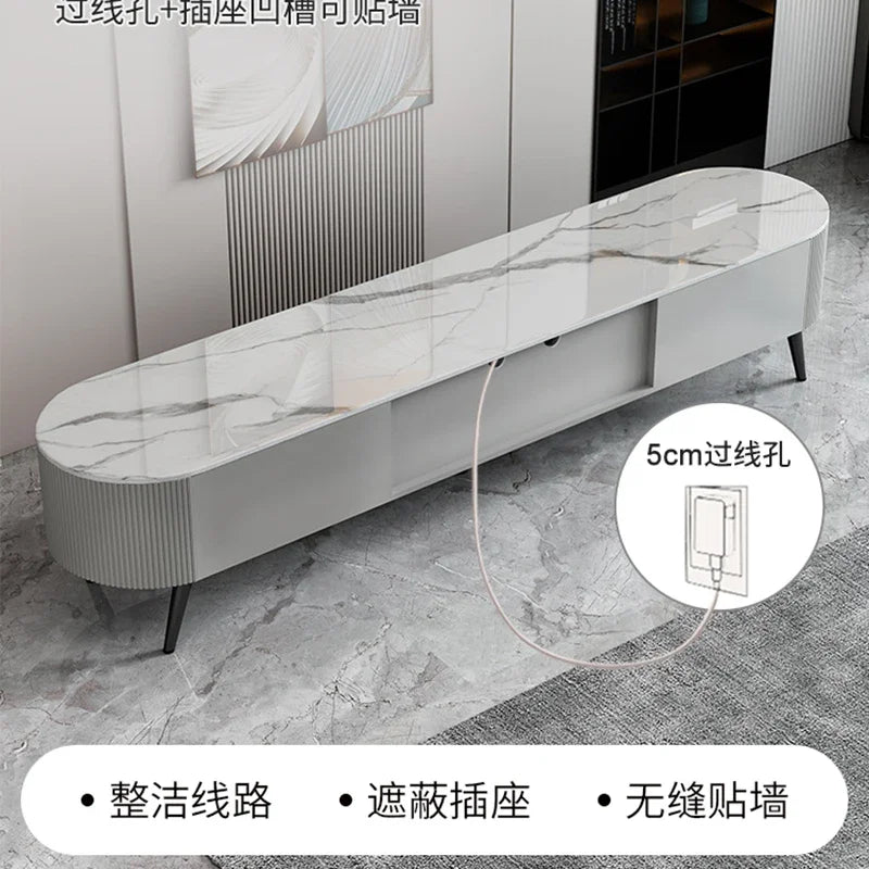 Furniture Tv Salon Unit Cabinet Modern Console Floor Stand Fire Place Stands Nordic Living Casa Arredo Lowboard Drawer Table