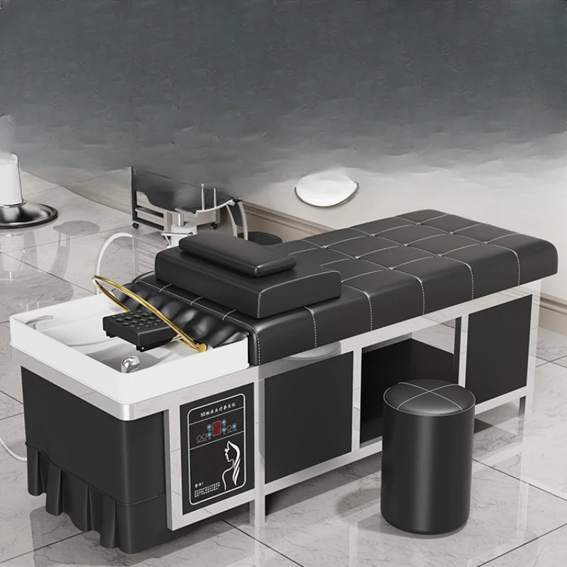 Spa Hairdresser Salon Washbasin Styling Chair Hair Stylist Massage Bed Makeup Chair Professional Washbasins Stole Beauty Shampoo