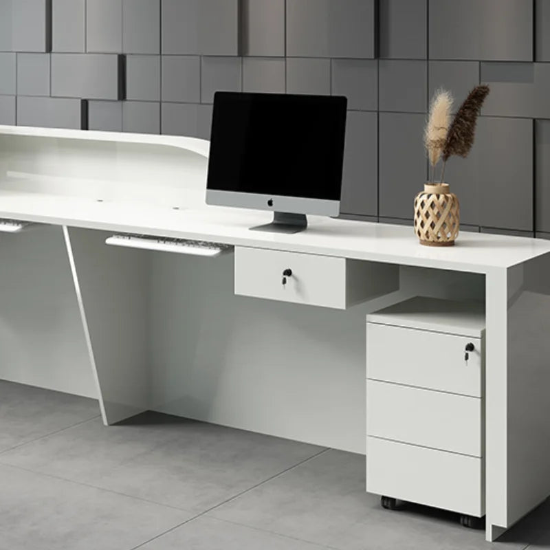 Service Counter Table Professional Office Furniture Luxury Front Desk Reception Clothes Executive Recepcja Entrance Tables Syh