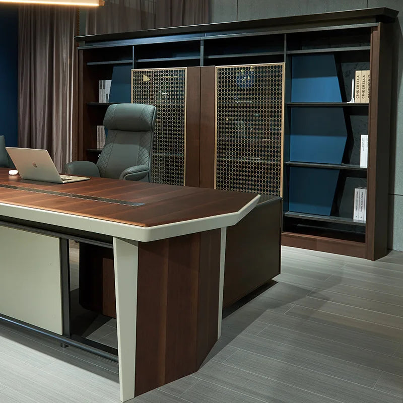 Luxury Boss Table Chairman Commercial Luxury President Platform