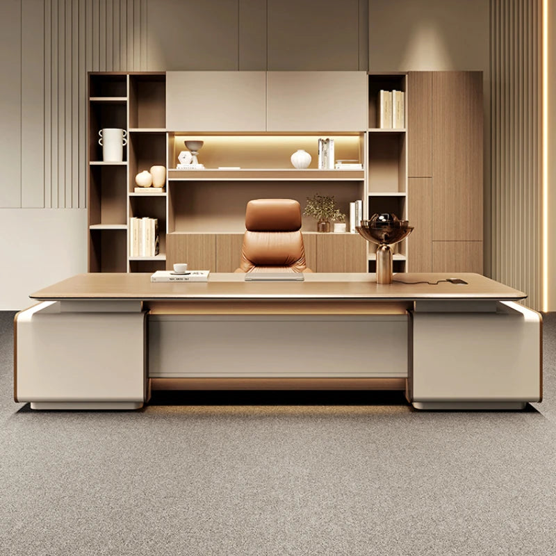 Light Luxury Design Desks Computer Sense President Minimalist Writing Tables Manager Office Bureau Meuble Office Furnitures