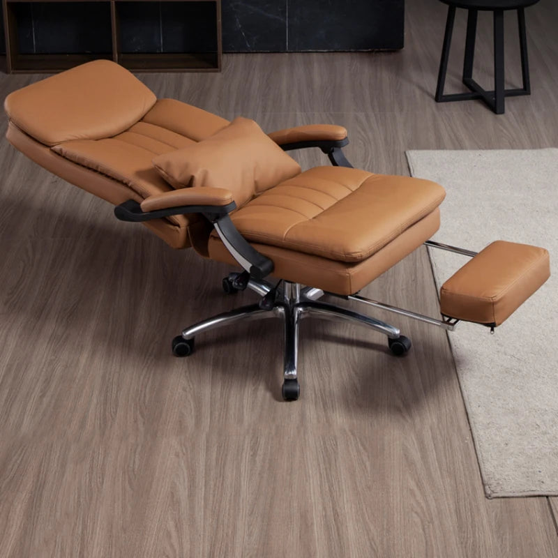 Swivel Armchair with Reclining and Massage Features