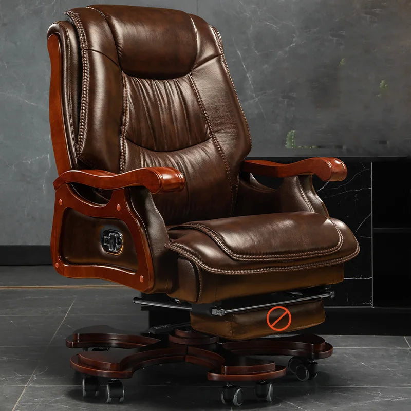 Ergonomic Executive Recliner Office Chair – Stylish Chaise Desig