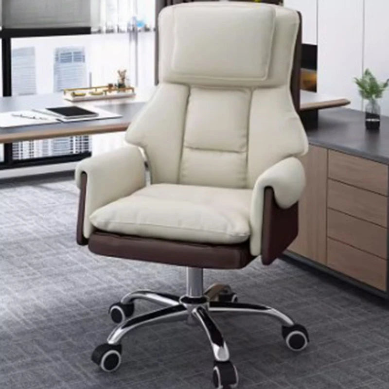 Luxury Kawaii orange office chair
