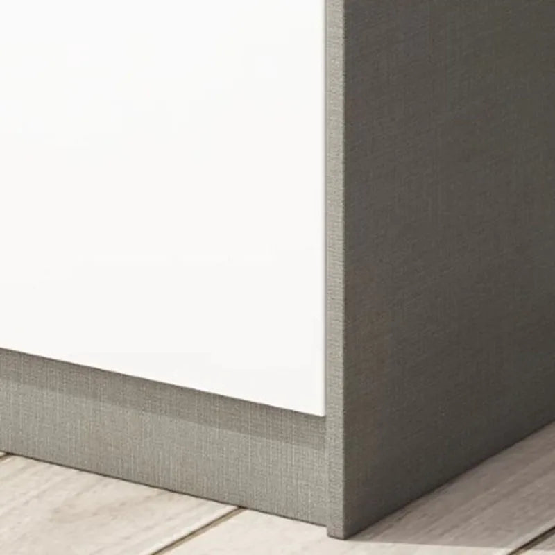 White Storage Wardrobe – Plastic, with Drawers and Doors for Children, Hotel, or Bedroom Furniture