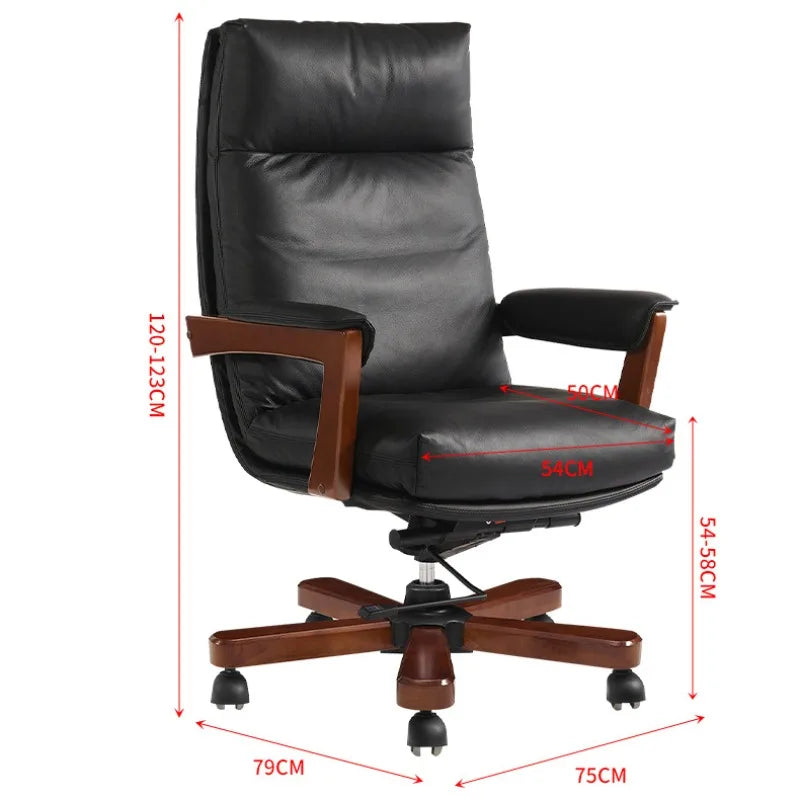 Luxury Computer Armchair: Comfortable Swivel Design for Office and Gaming