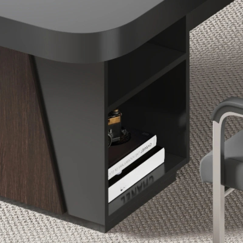 Modern Reception Desk: Large Square Conference Table for Offices.
