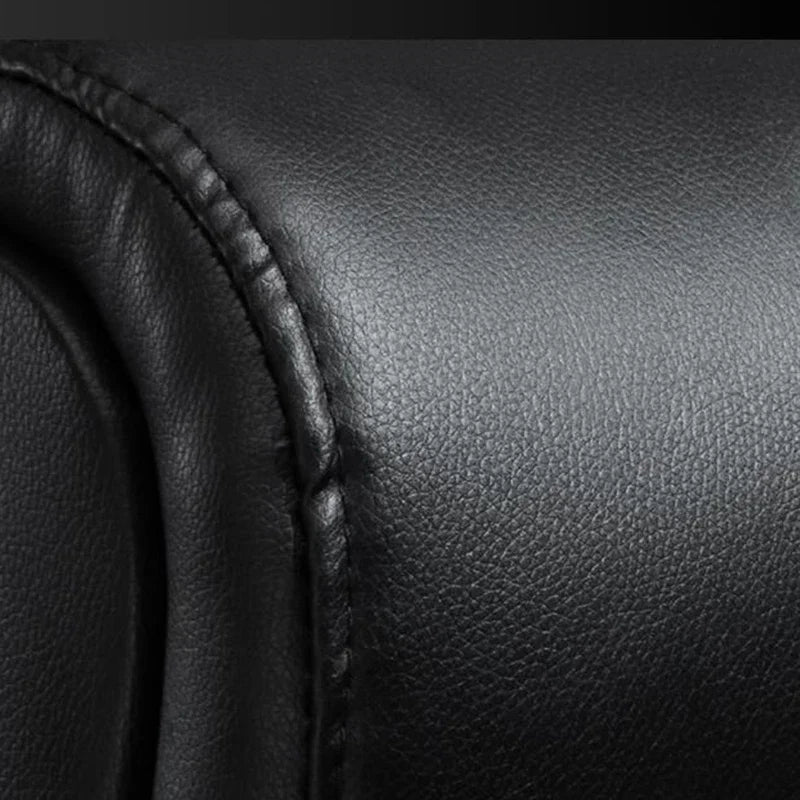 Comfy Boss Office Chair: Adjustable Rolling Design with Headrest