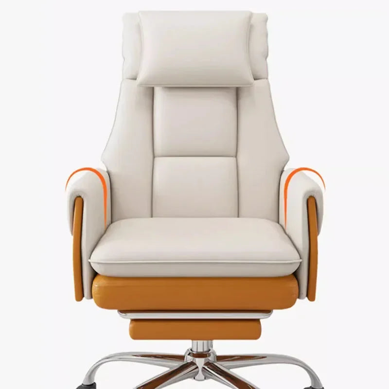 Waterproof Elastic Office Chair Gel Memory Executive Reclining Office Chair Neck Support Sillas De Escritorio Furnitures