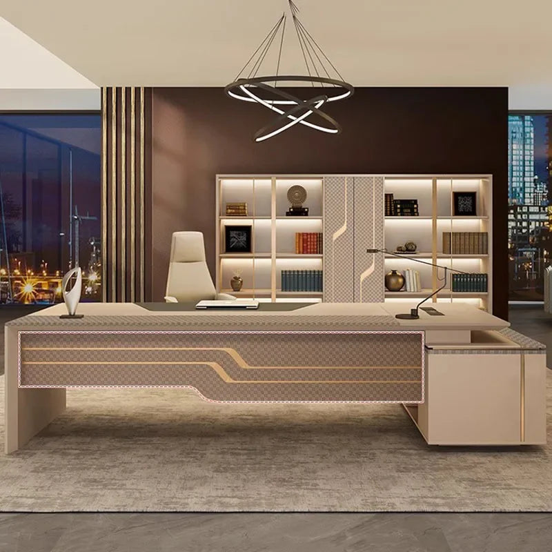 Executive L-Shaped Office Desk