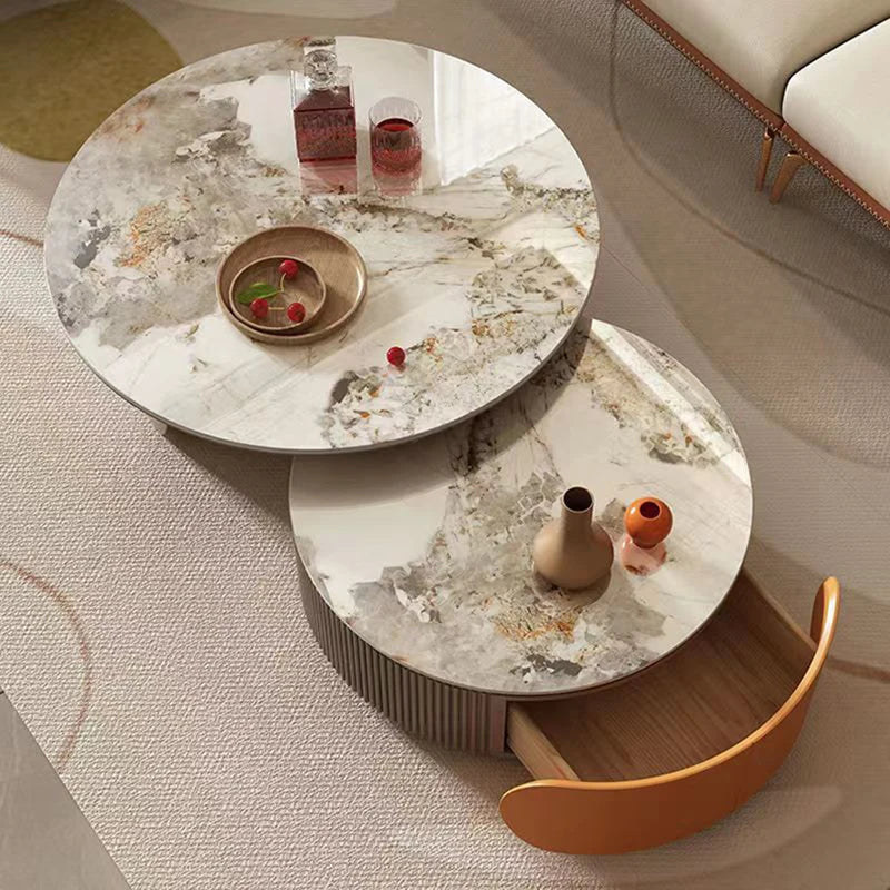 Luxury Round Nordic Coffee Table