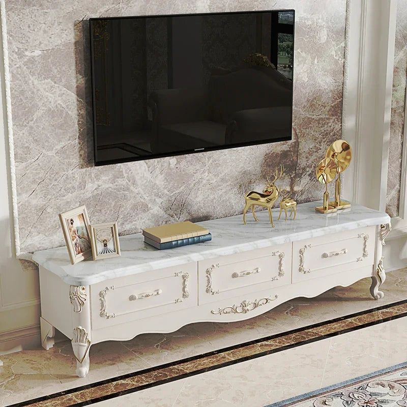 Tv Storage Media Console Furniture Display Stand Entertainment Unit Controller Gold Muebles Hogar Mueble Modern Holder Table