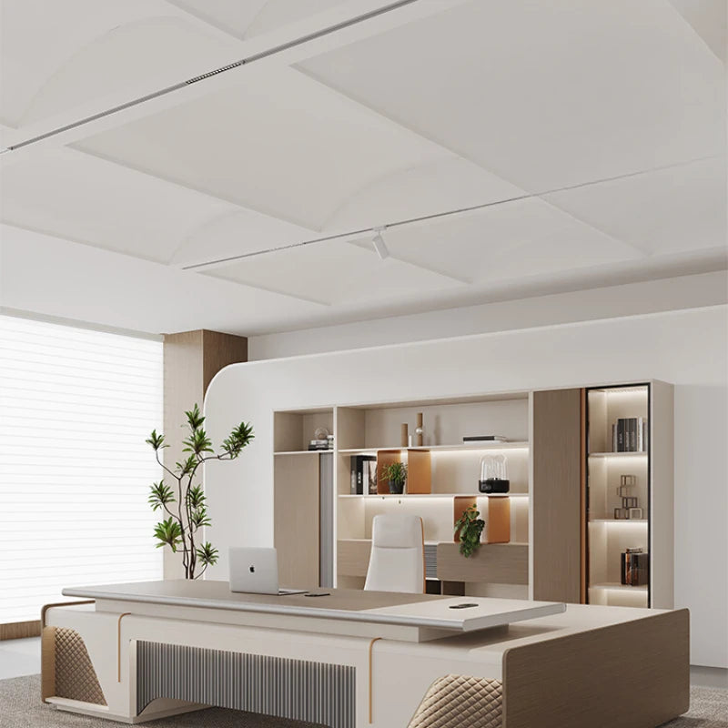 Boss Table – President Desk & Chair Combination, Manager Room, Atmospheric Supervisor Desk, Light Luxury High-End Desk