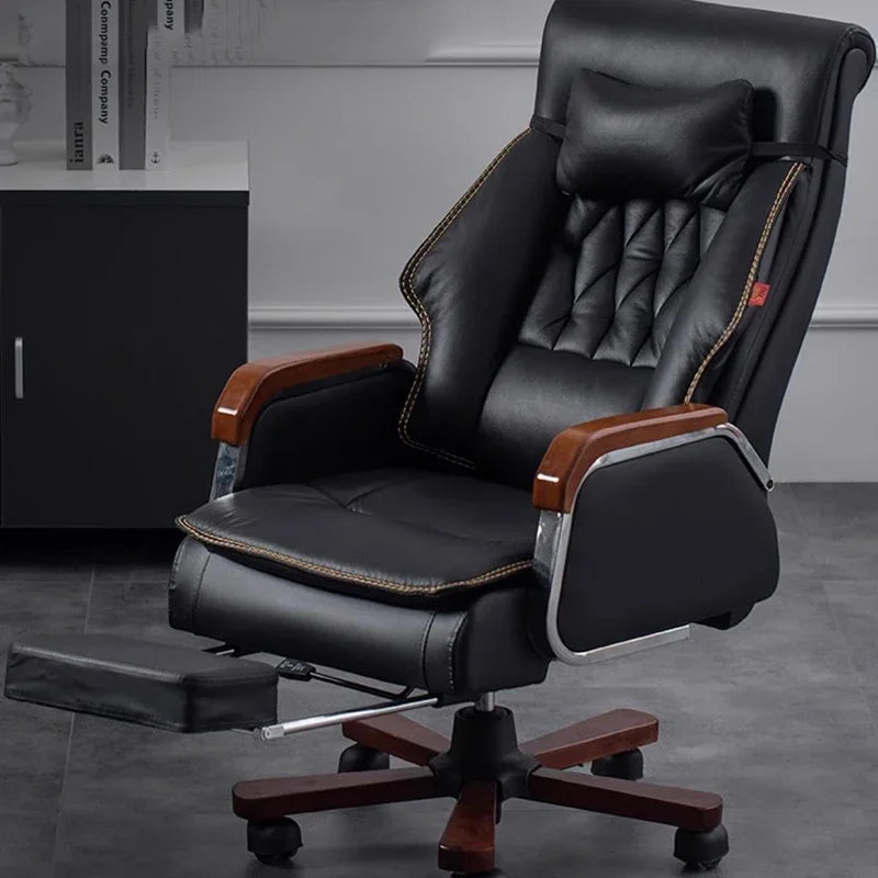 Rotating Chair Office Furniture Stool Wheels Bedroom Advanced Desk Luxury Height Adjustable Cadeira Backrest Computer Armchair