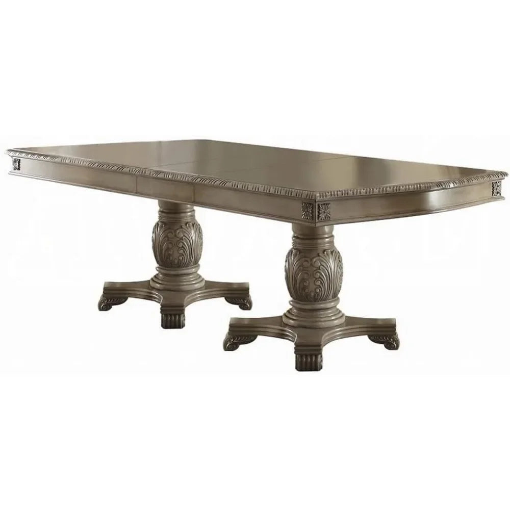 7-Piece Dining Set – Extension Table, 4 Side Chairs, 2 Arm Chairs, for Kitchen or Living Room