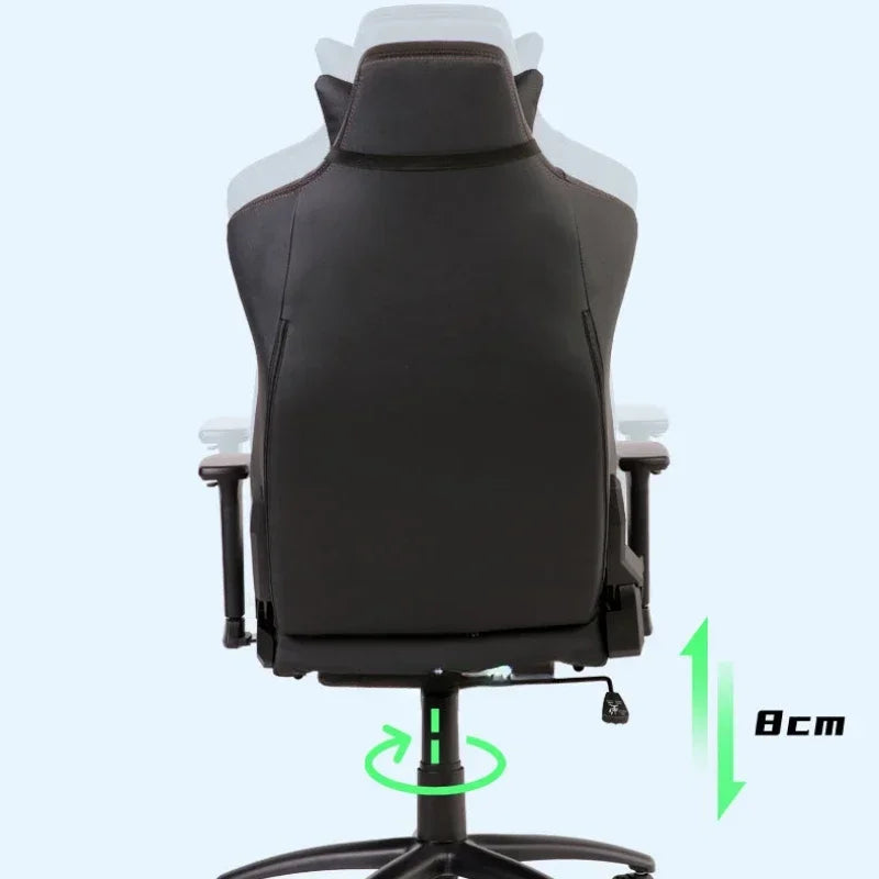Height-adjustable office chair