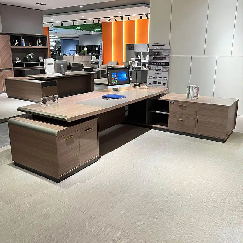 Office Table Furniture Large Executive Computer Desk Luxury Home OfficeWriting Table Ceo Desk