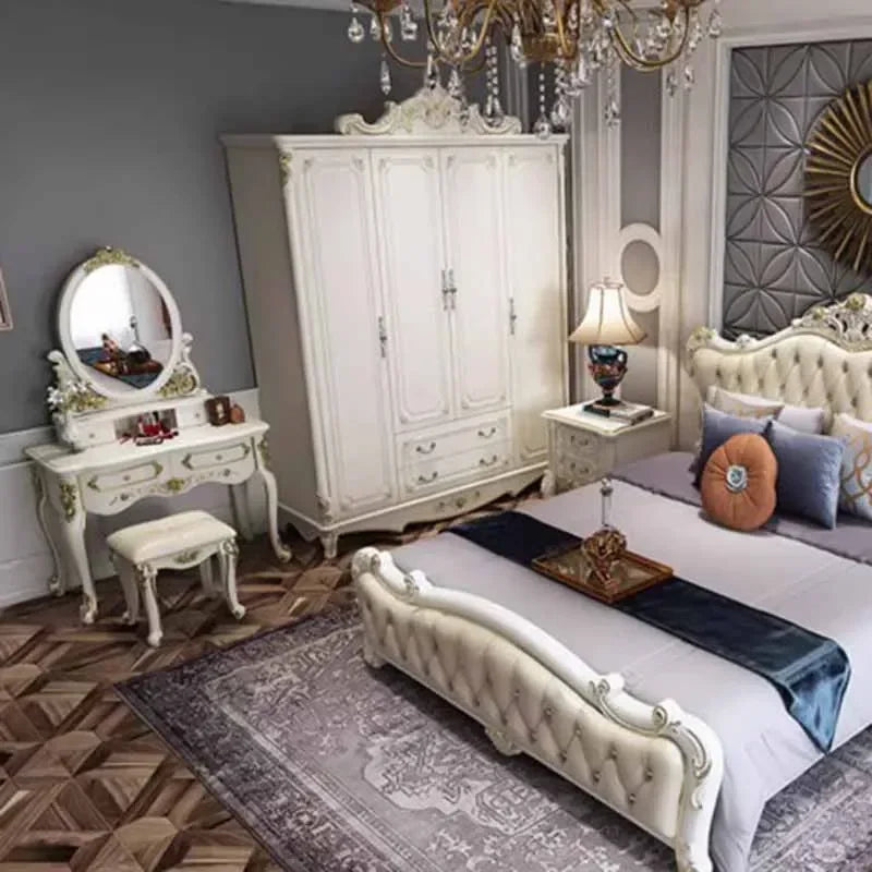 Nordic Women’s Dressing Table with Comfortable Makeup Space