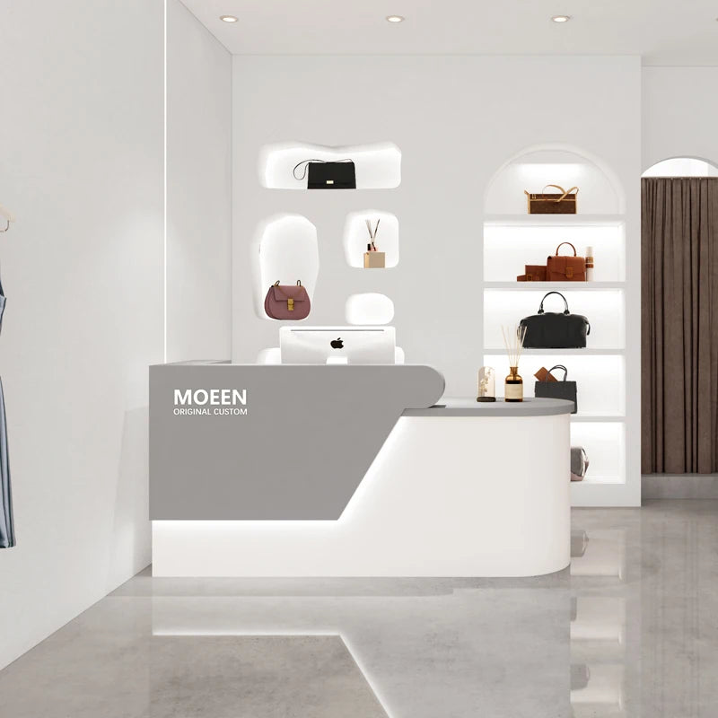 Reception Desk – Aesthetic Furniture for Salons, Barber Shops, and Beauty Centers