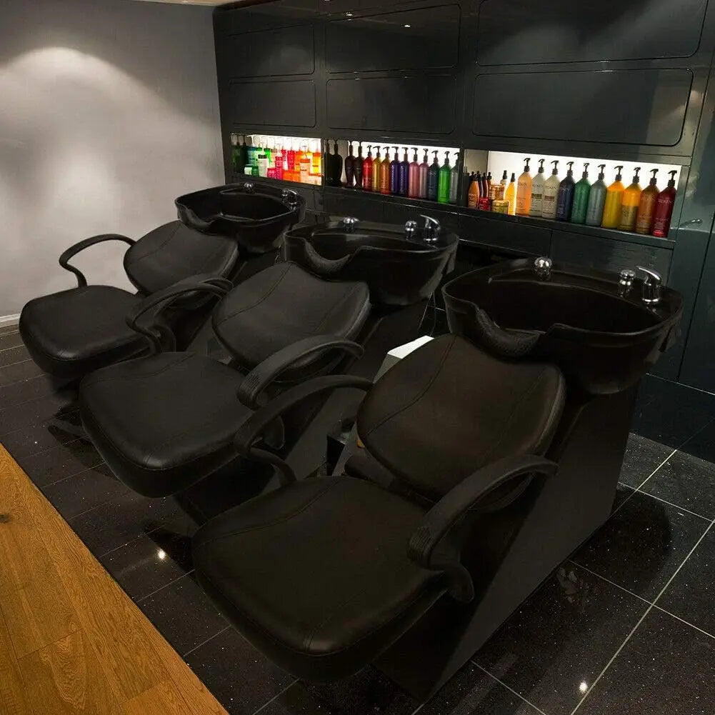 Wash Hair Professional Beauty Salon Station Backwash Shampoo Barber Bowl Beauty Unit Sink Chair Commercial Beauty Spa
