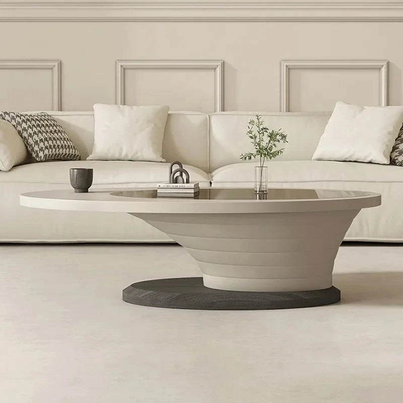 Glam Oval Coffee Tables – Luxury Modern Minimalist Design