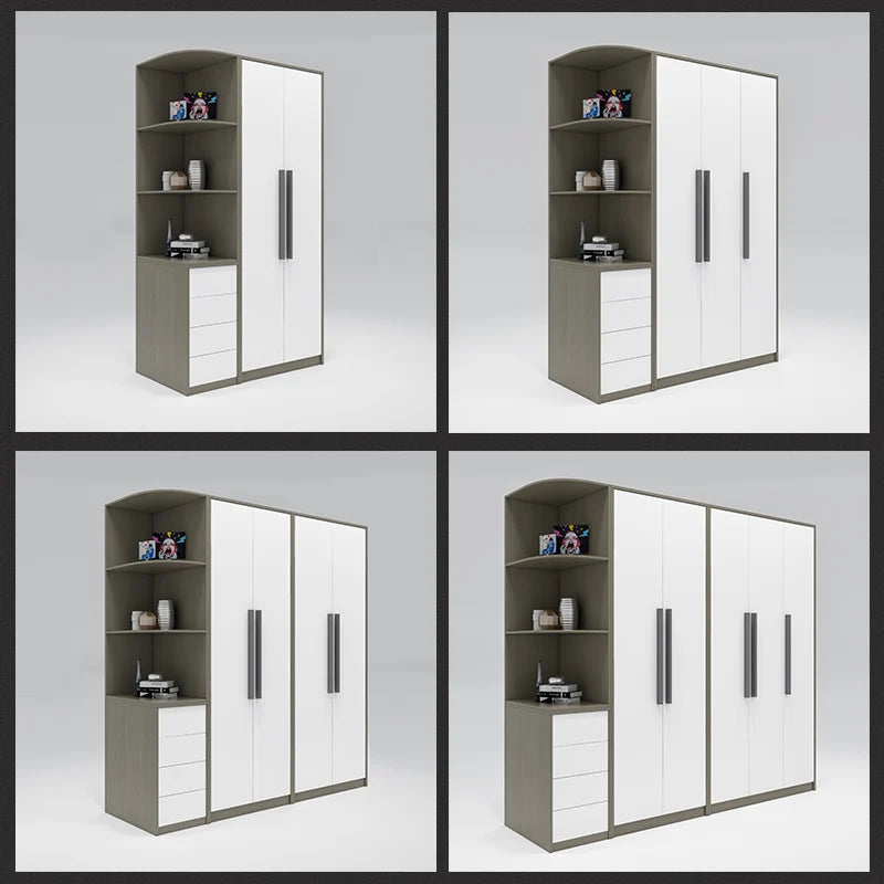 Kids Wardrobes Closet Closets Armables Wooden Wardrobe Open Shoe Cabinets Display Cabinet Guarda Roupa Casal Bedroom Furniture