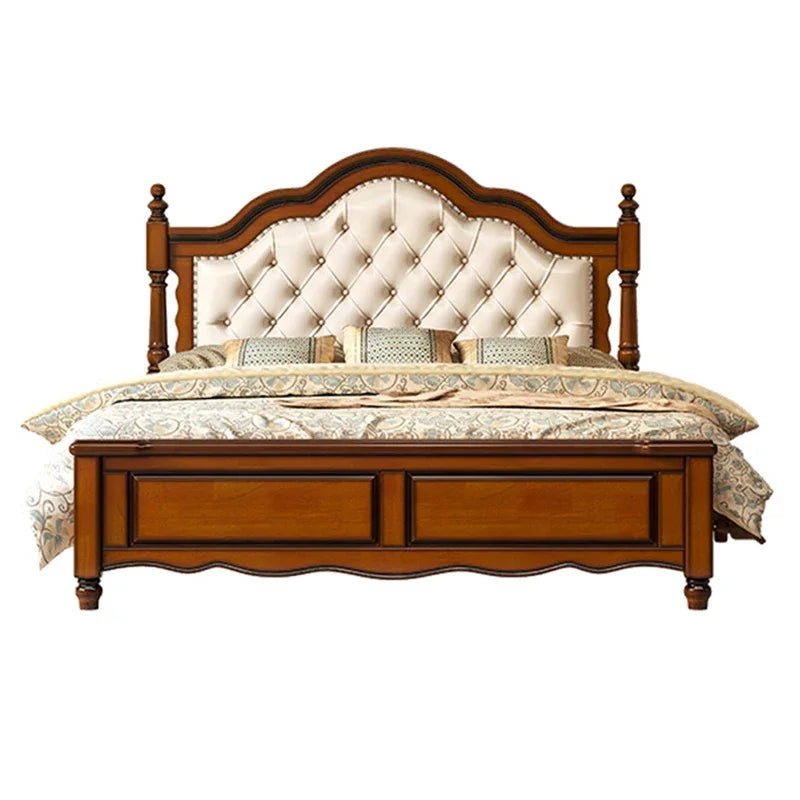 Storage American Double Bed Headboard Italian Master Designer Double Bed Sleeping European Camas De Dormitorio Bedroom Furniture