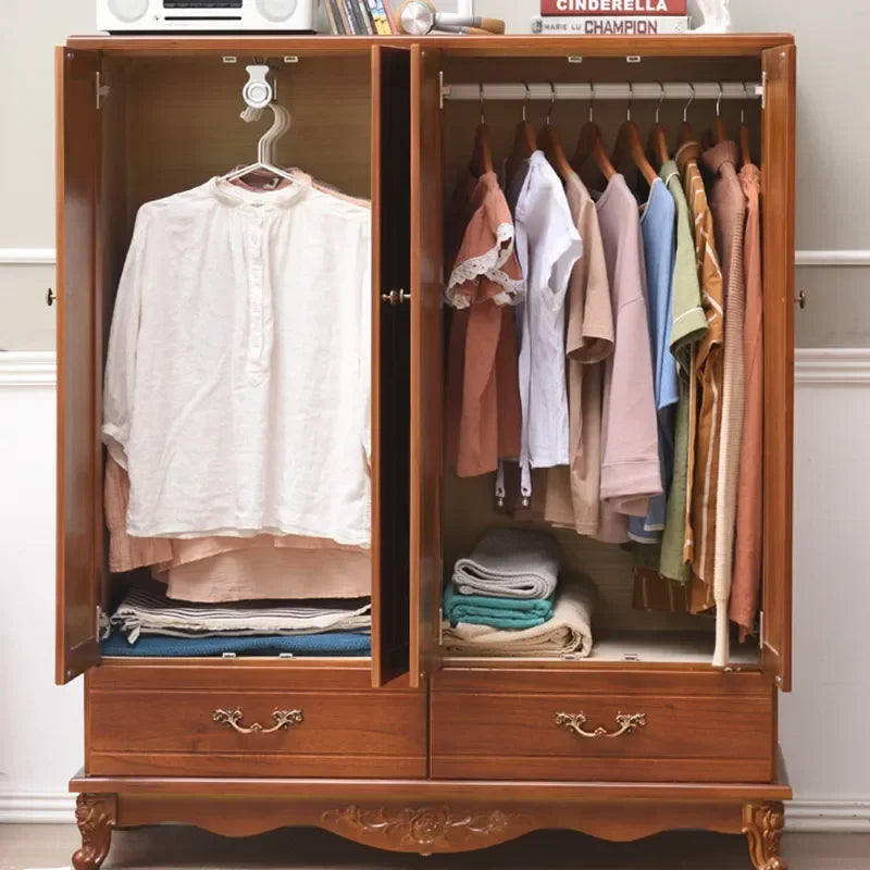 Wooden Storage Cabinet and Clothes Closet