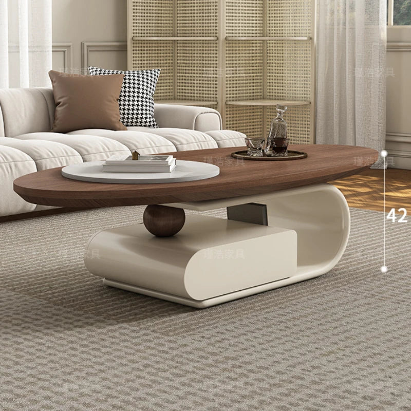 Clear Hardcover Coffee Table – Cute Modern Design with Storage