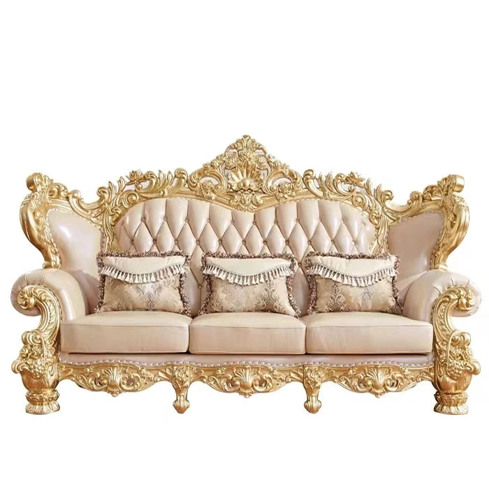 luxury Top Quality Luxury European Classic Furniture soild wooden coffee table