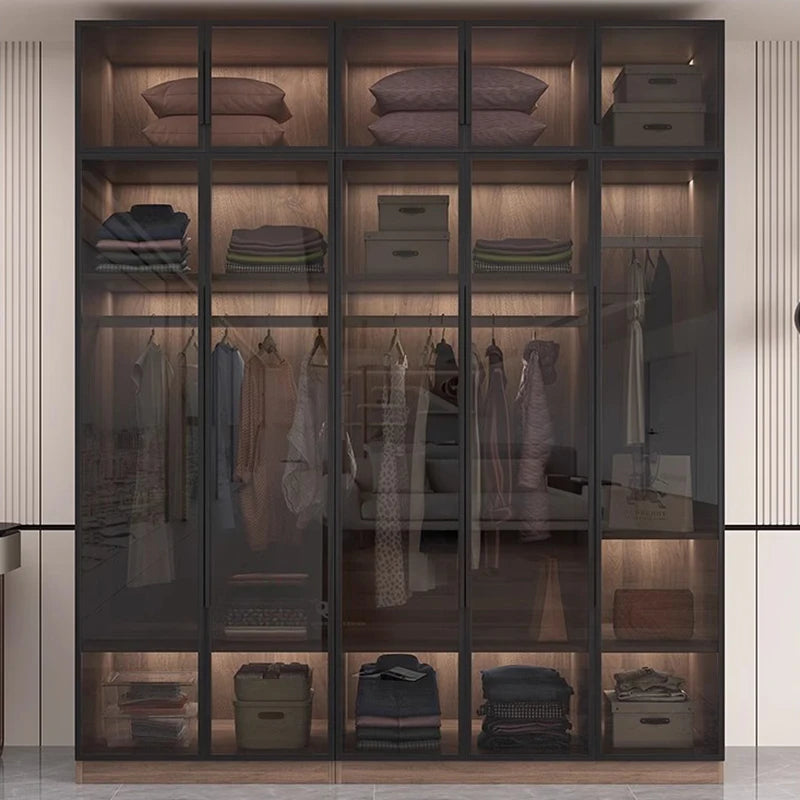 Waterproof Women’s Wardrobe – Luxury Modern Shelf for Bedroom and Living Room Storage