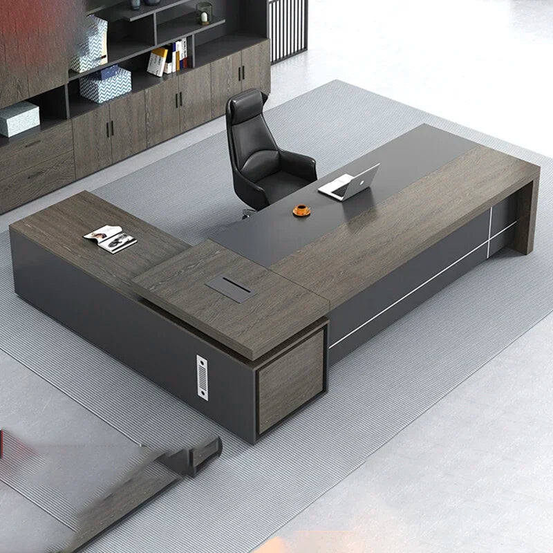 Multifunctional L-Shaped Desk for Home Office & Study
