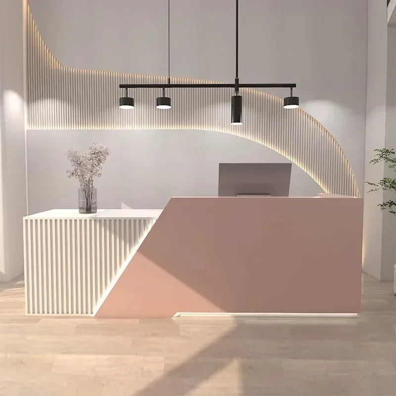 Modern Front Reception Desks and Bar Counters for Hotels, Gyms, and Conferences