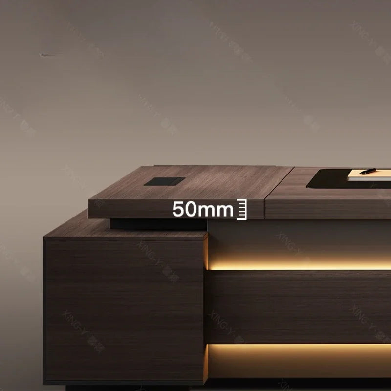 Cute L-Shaped Executive Desk