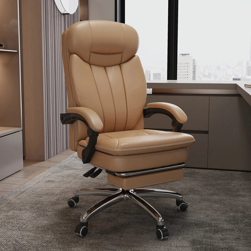 Comfortable Gaming Chair with Wheels: Lazy, Luxury, for Office, Bedroom, and Living Room
